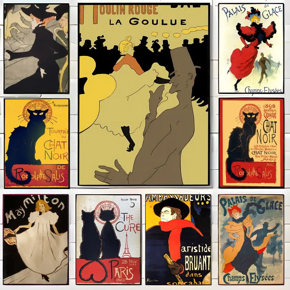 Art Nouveau Painting H-Henri de Toulouse-Lautrec Poster Wall Art Print Decorative Mural Home Decor Gift Unframed