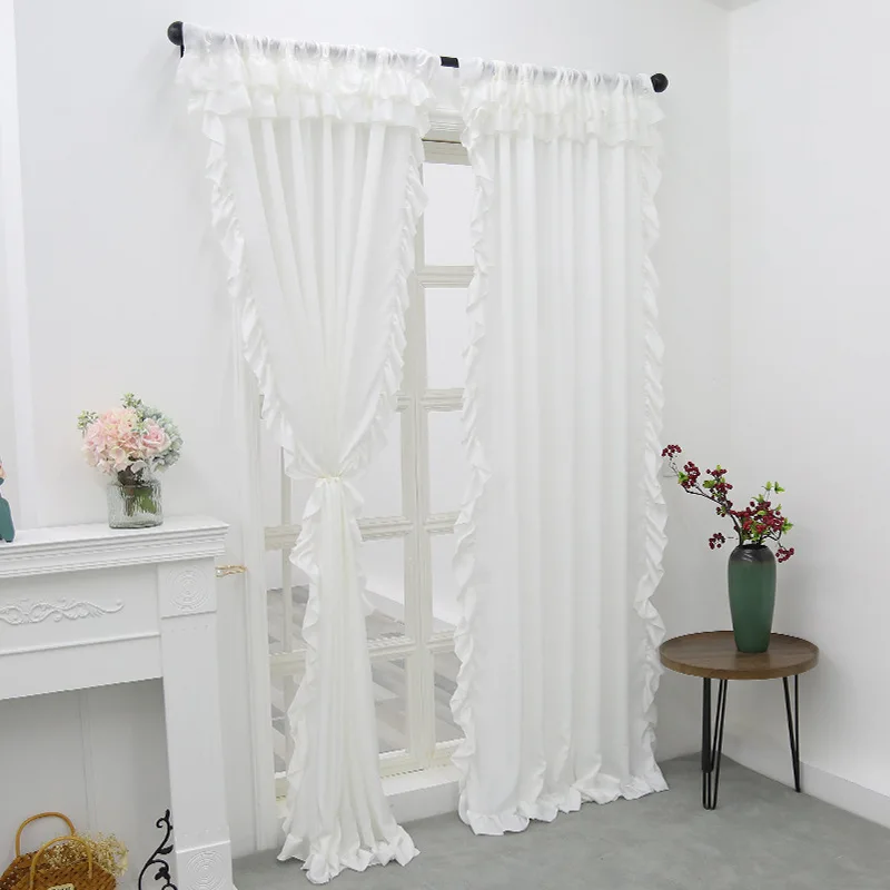 Tencel Velvet Sheer Curtain Luxury Splicing Voile Window Privacy Light Filtering for Living Room Balcony Bay Window