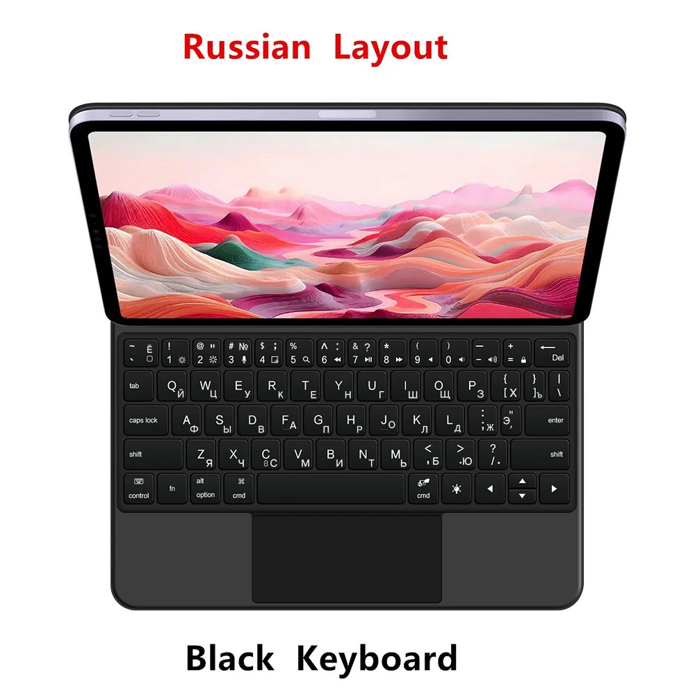 Magic Toetsenbord Folio Voor Xiaomi Pad 7 2024 Mi Pad 7 Pro 11.2 "Tablet Smart Case voor Xiaomi Pad 8 Spaans Duitse toetsenbord cover