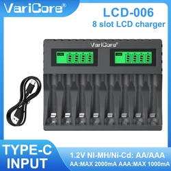 VariCore LCD-006 Intelligent Rechargeable Battery Charger for 1.2V Ni-MH Ni-CD AA AAA battery