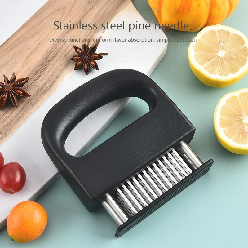 48-Tooth Stainless Steel Meat Tenderizer Meat Loose Needle Manual Meat Tenderizer Tool Steak Beef