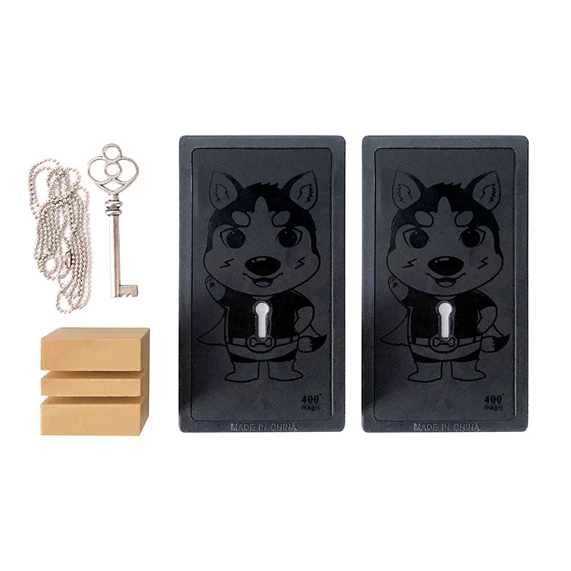 

key passes through necklace Illusion Gimmick Props Mentalism Impossible Chain Through Solid Key magic tricks prop
