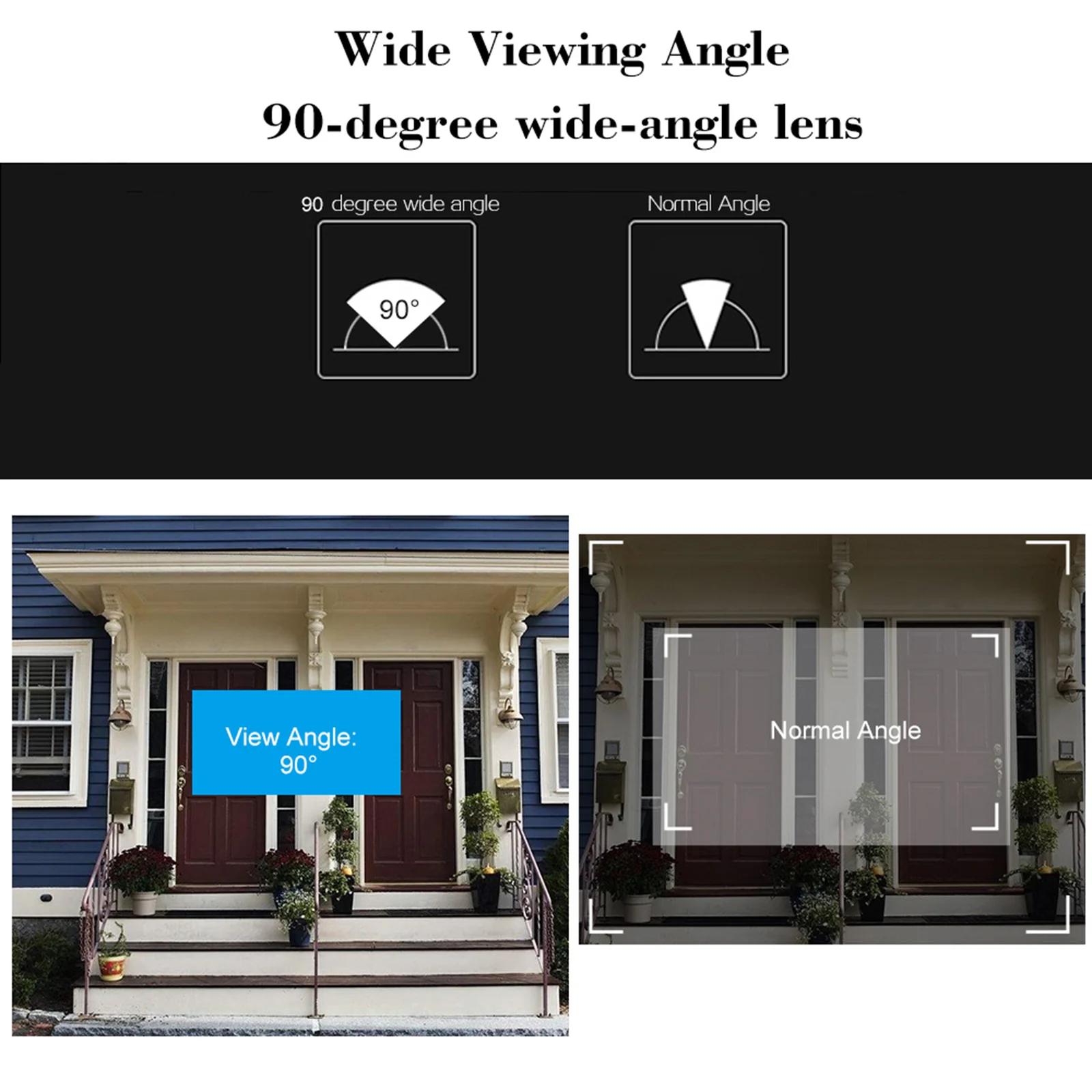 Digital Door Viewer Peephole Door Camera Doorbell 2.8-inch LCD Screen Night Vision Photo Shooting Digital Door Monitoring