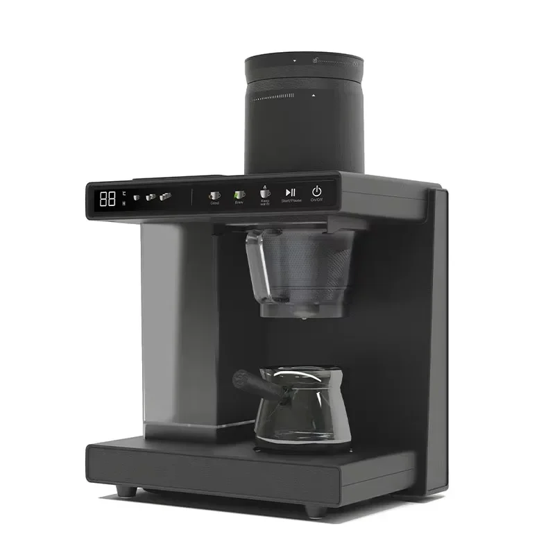 Programmable Single Service American Coffee Maker Automatic Drip Coffee Maker with Coffee Bean Grinder Function