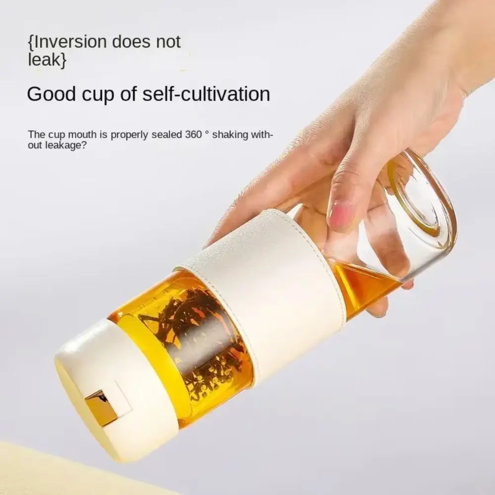 

Портативная дизайнерская стеклянная бутылка для воды, устойчивая к высоким температурам, двухслойная изолированная кружка большой емкости, материал Tritan