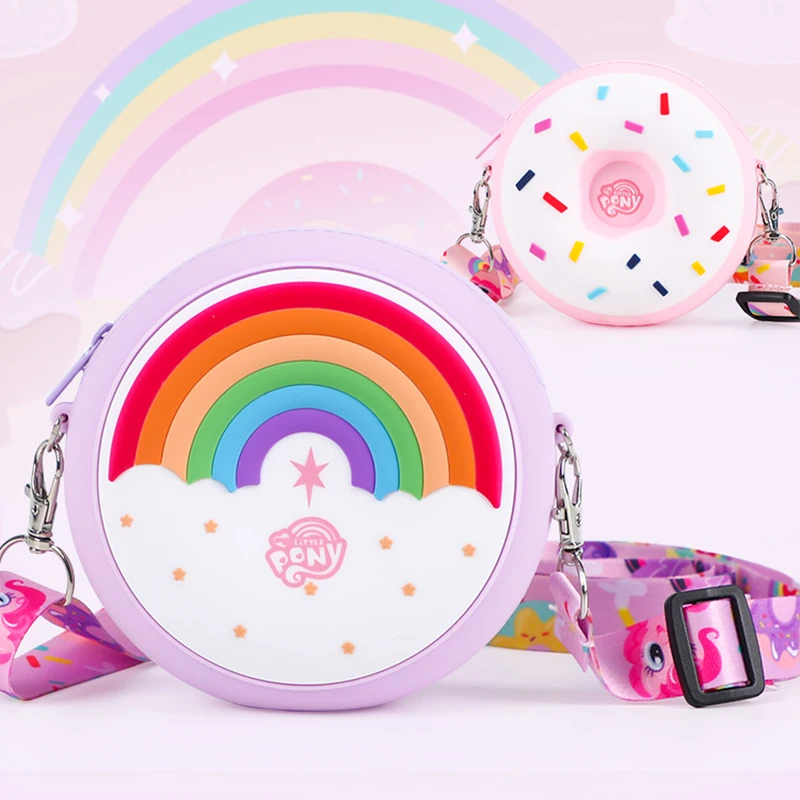 

Силиконовая сумка через плечо для маленьких девочек, модная и милая детская повседневная и праздничная