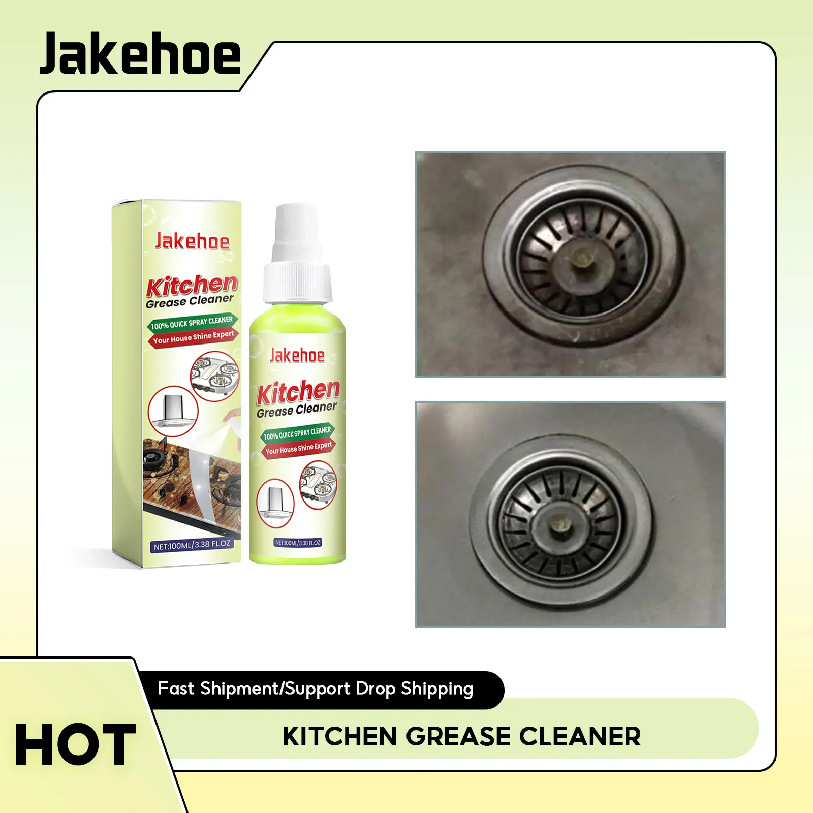 

Kitchen Grease Cleaner All Effervescent Heavy Grease Stove Oven Powerful Cleaning Cookware Rust Stain Remover Oil Foam Remover