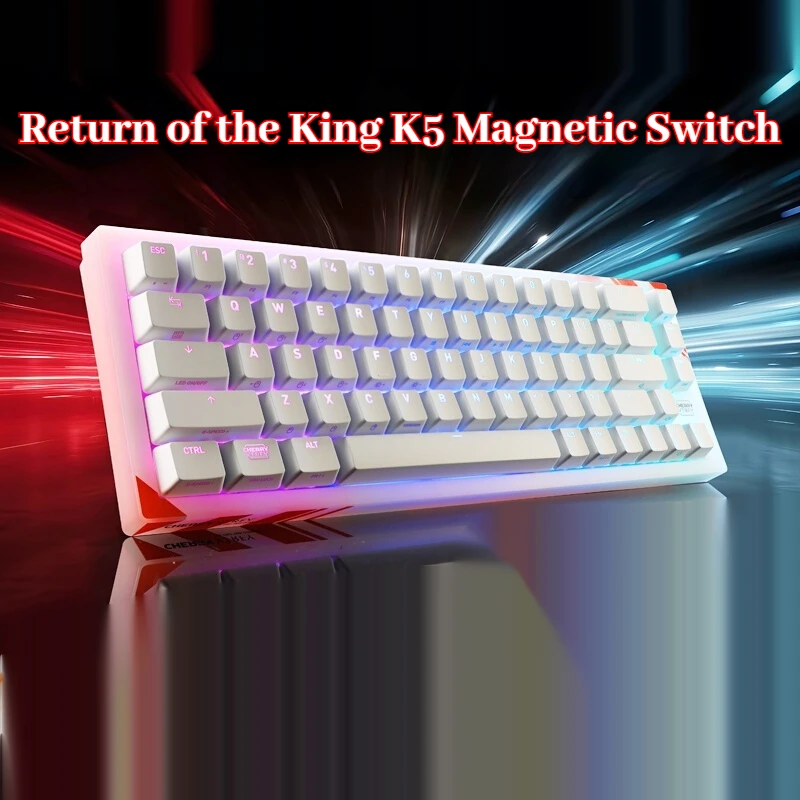 

CHEERY XTRFY K5 Pro Mechanical Keyboard Wired 8k Polling Rate Magnetic Switch RT0.01 16k Custom Esports Laptop Gaming Keyboard