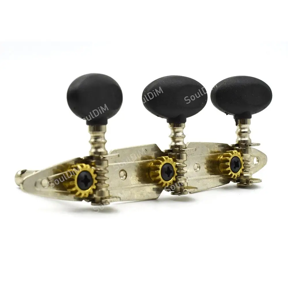 3R3L Boat Shape Classical Guitar Tuning Peg Machine Heads String Tuners Key Wooden Guitar Accessories