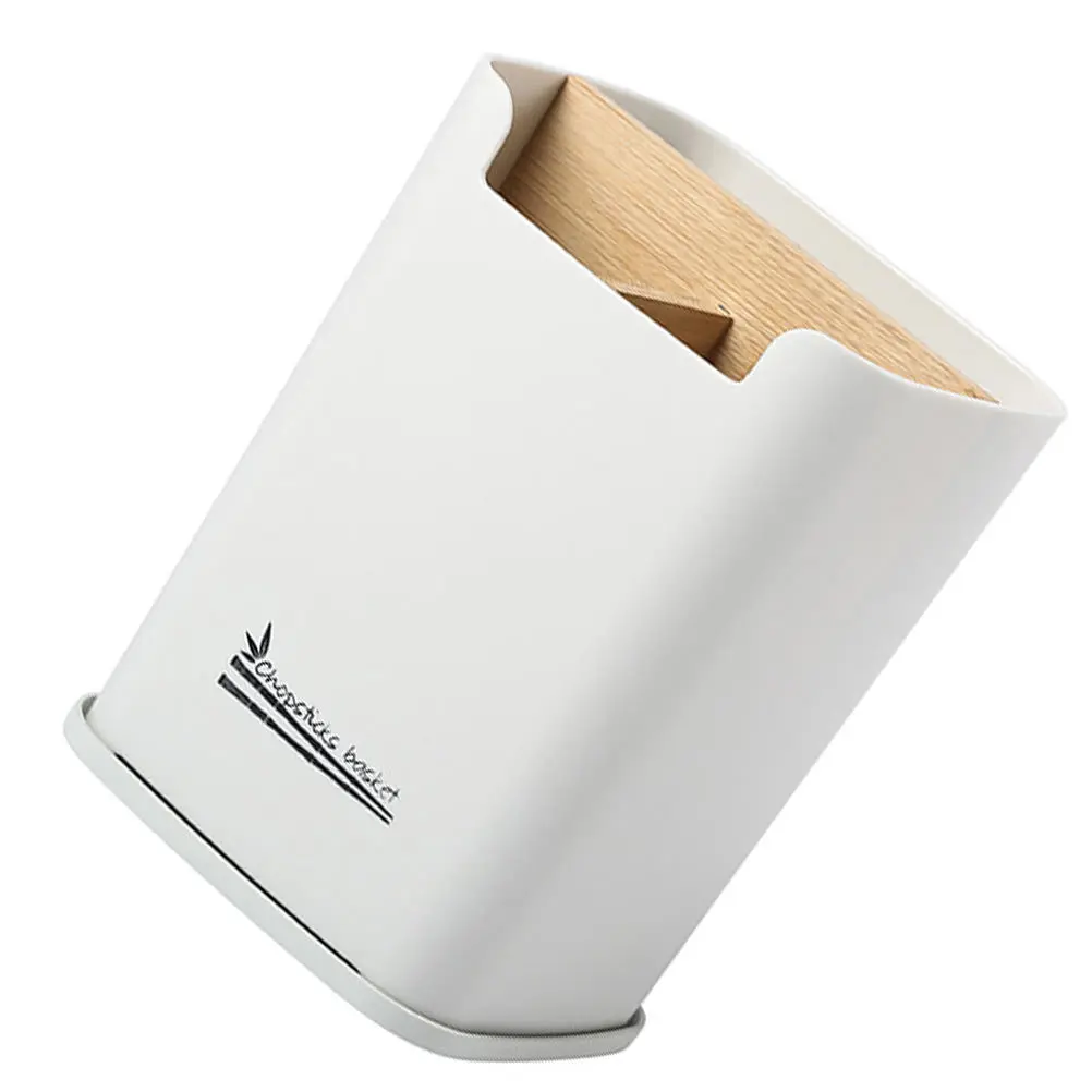 

1Pcs Kitchen Utensil Holder Chopsticks Organizer PP Bamboo Multifunctional Tableware Rack Dining Table Countertop Organizer