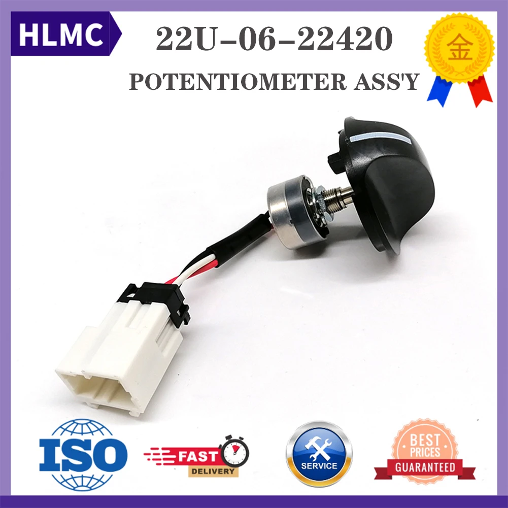 

For Komatsu PC200-6 PC200LC-6 throttle knob 22U-06-22420 PC120-6 PC228US-3 Throttle Motor Knob Switch Excavator