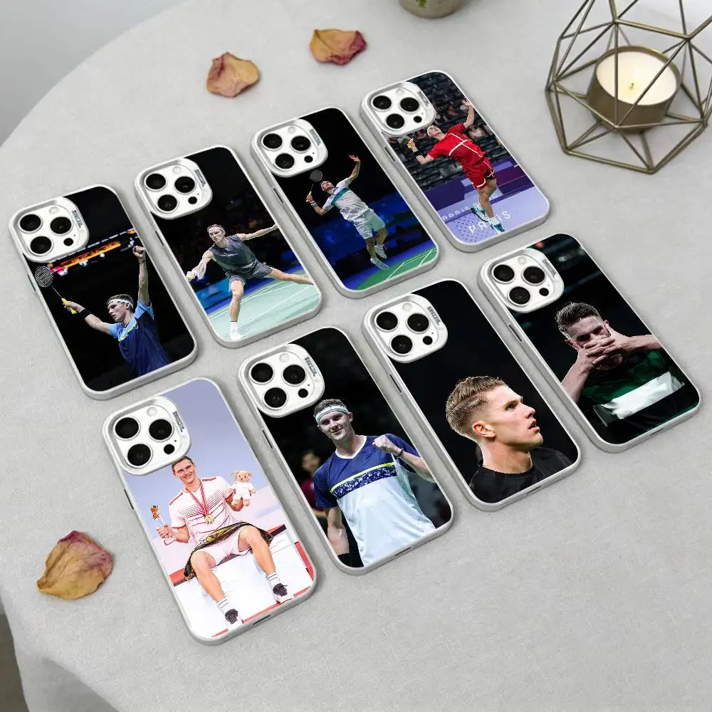 

Badmintonstar Phone Case For iPhone17, 16,15,14,13,12 Pro Max white Candy Matte Shockproof Cover