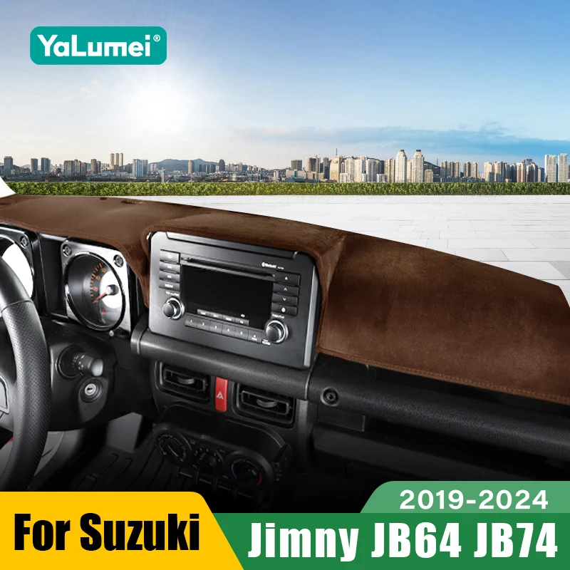 For Suzuki Jimny JB64 JB74 2019 2020 2021 2022 2023 2024 Car Dashboard Sun Shade Cover Instrument Desk Non-slip Mat Accessories