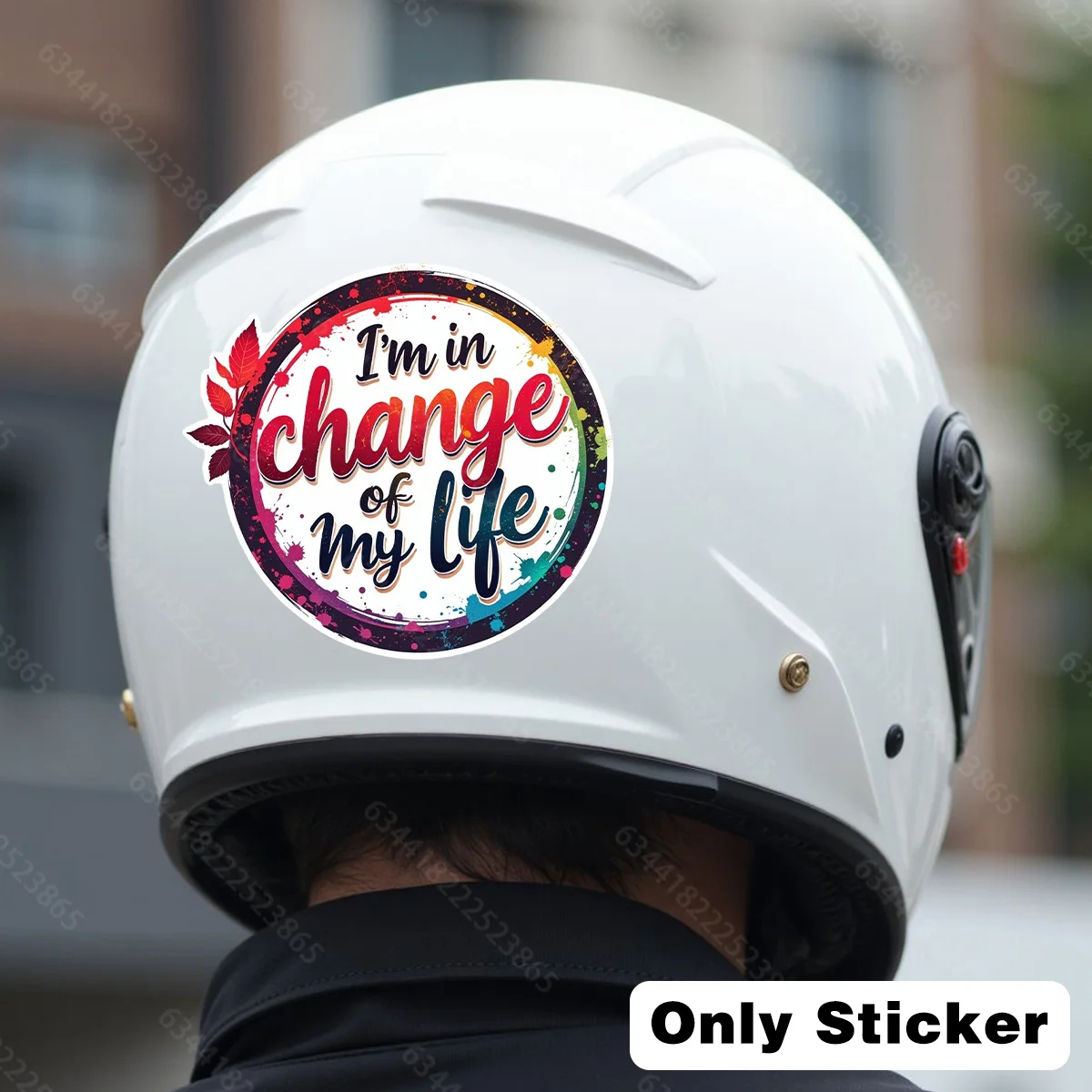 

Motorcycle helmet sticker pattern 1 piece 15cm/5.9 inches, suitable for cars, motorcycles, fuel tanks, helmets, side boxes
