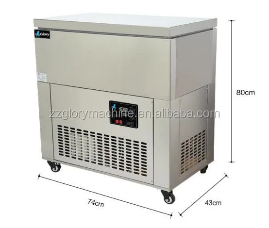 China supply Snow block ice maker Speed cooling Automatic block ice maker Taiwan snow ice maker