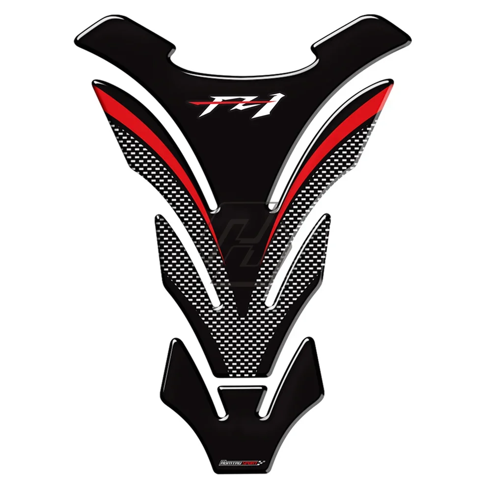 3D Carbon-look Motorcycle Tank Pad Protector Decal Stickers Case for Yamaha FZ1 FZ 1 FZ1N Tank