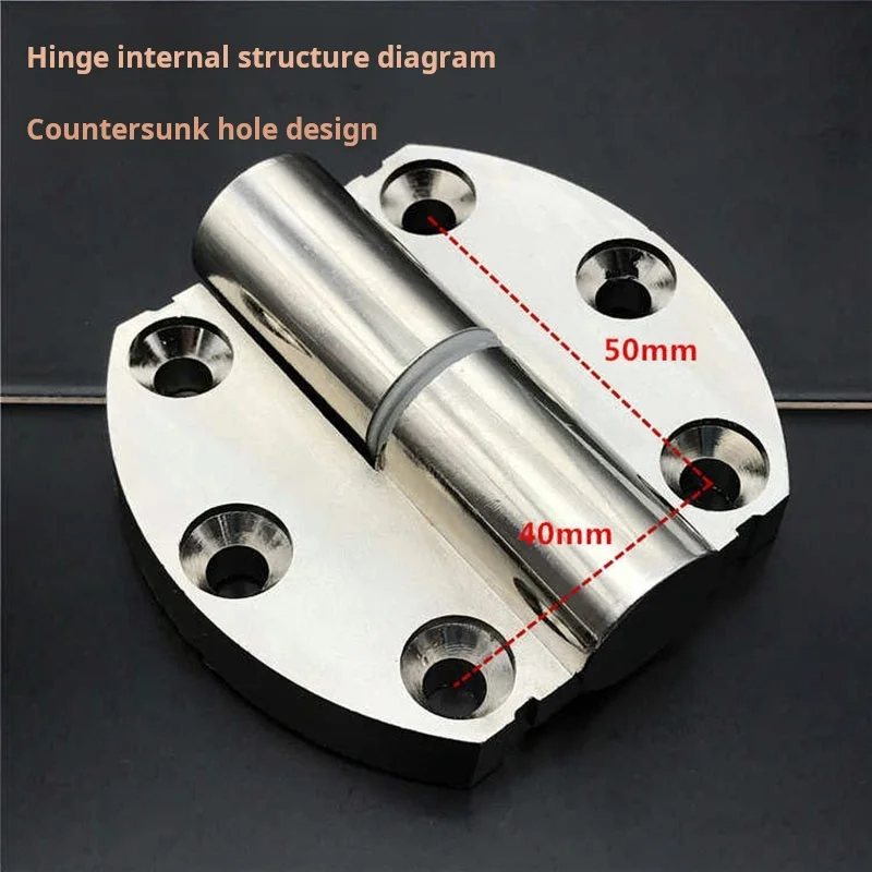 1 pçs engrossado partição dobradiça acessórios de ferragem para banheiros públicos fechamento automático da porta e dobradiças de elevação para banheiros
