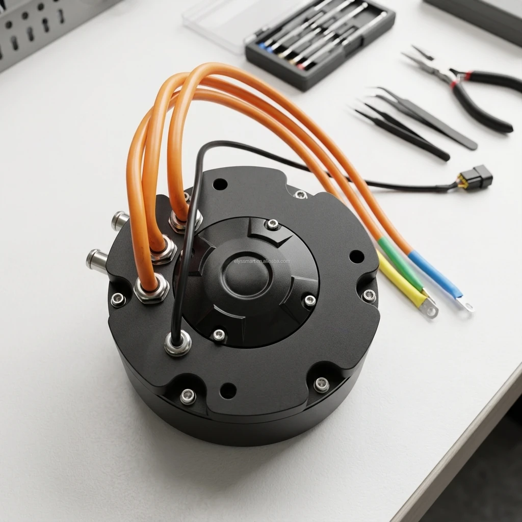 55KW DC Motor 96V 144V 300V 15000RPM Brushless Motor for Underwater Thruster Paddleboard Thruster ROV Farm ATV UTV  Off-road