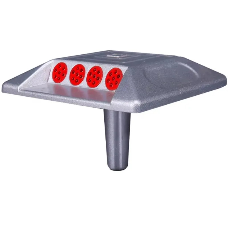 Aluminum High-Intensity Prismatic Reflective Road Stud Pavement Marker for Driveway Urban Roads No Power Required 300m