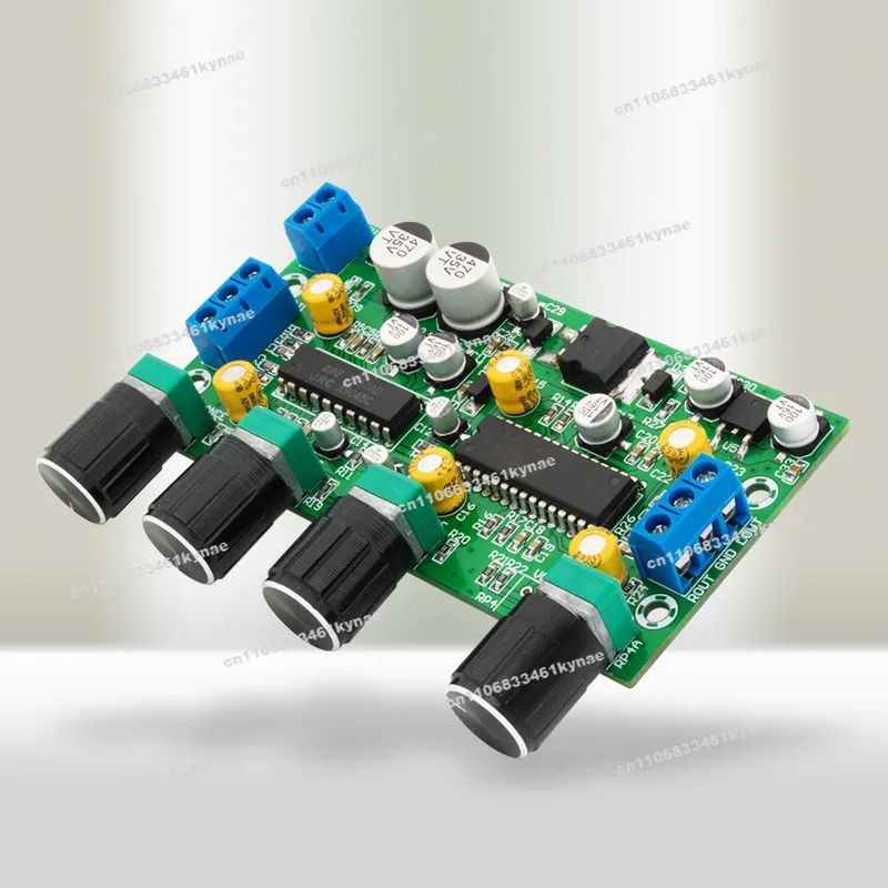 Подходит для аудиофильского усилителя мощности, передняя тональная плата BBE2150 + UPC1892T, двухъядерная передняя плата Подходит для аудиофильского усилителя мощности, передняя тональная плата BBE2150 + UPC1892T, двухъядерная передняя плата