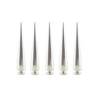 5pcs 7*38mm Silver Spikes And Studs For Clothes Rivets For Leather Punk Garment Rivets