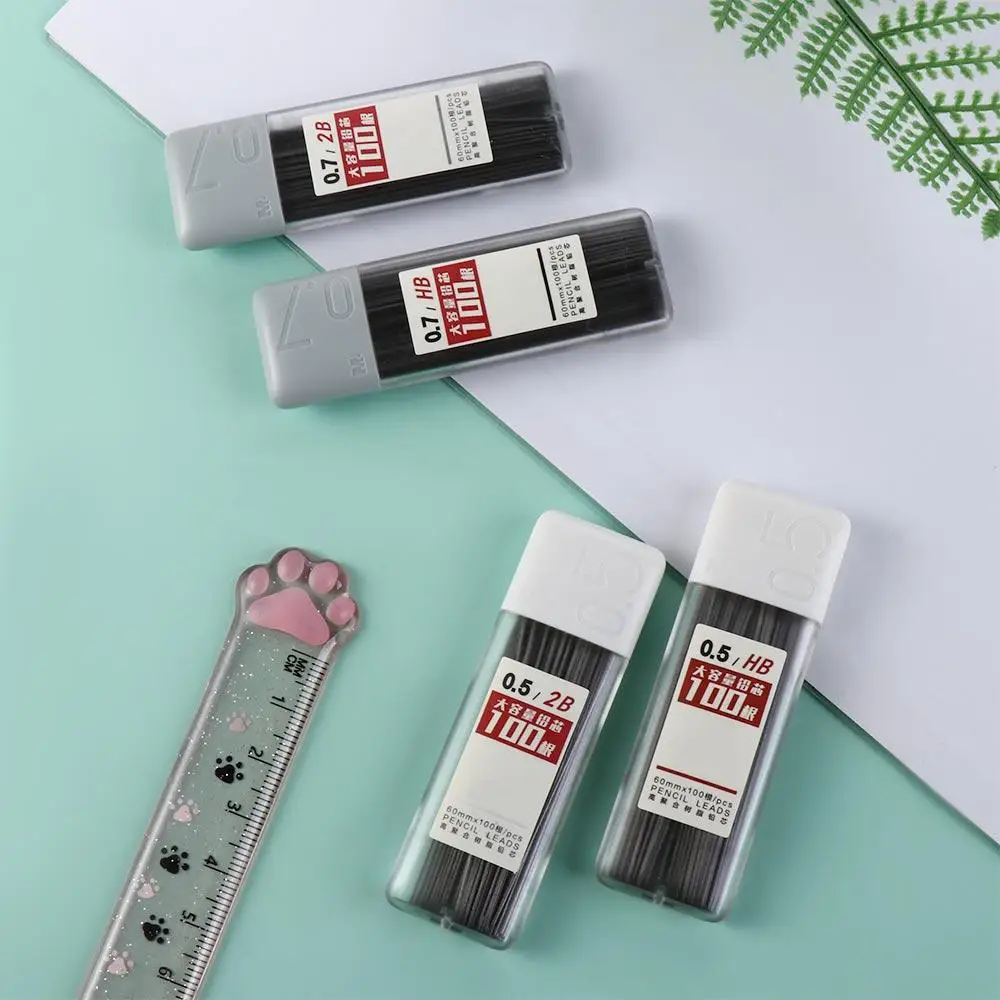 Сменные стержни 0,5/0,7 мм 2B/HB, рисунок, художественный эскиз, стержень для карандашей, сменный стержень для карандашей, механические стержни для карандашей, автоматический сердечник для карандашей