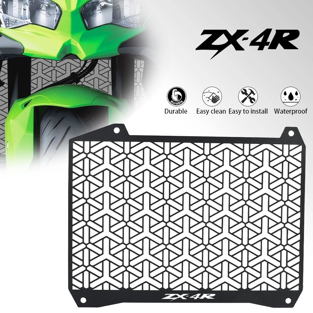 

Radiator Grille ZX4R ZX4RR Motorcycle CNC Accessories Guard Protector Grill Cover FOR KAWASAKI ZX-4R ZX-4RR 2023 2024 2025 2026