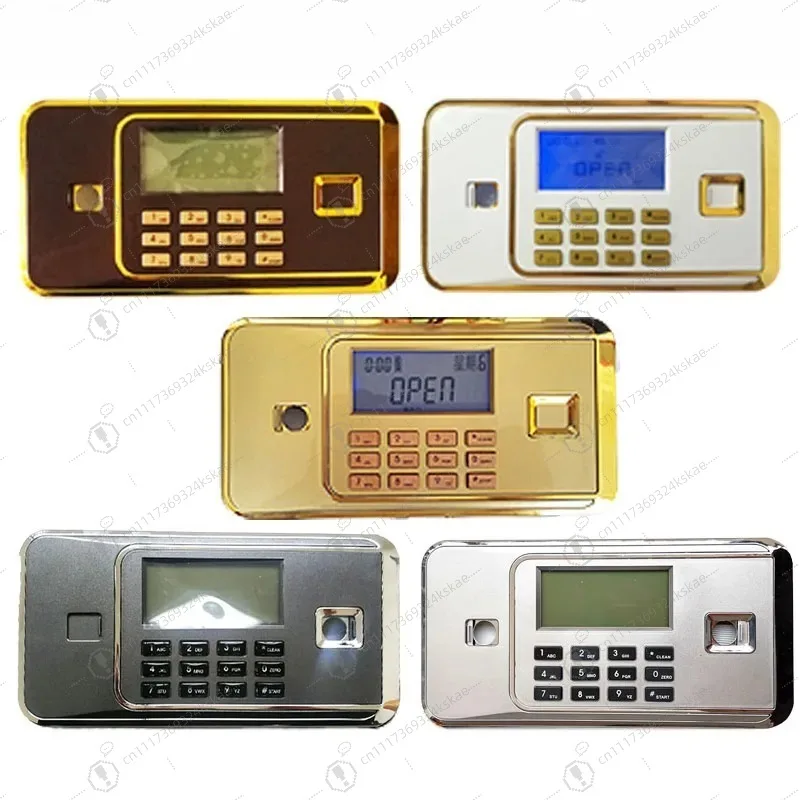 LCD Electronic Safe Code Lock Set, Main Lock & Emergency Lock Cylinder Full Accessory Kit for Security Cabinet