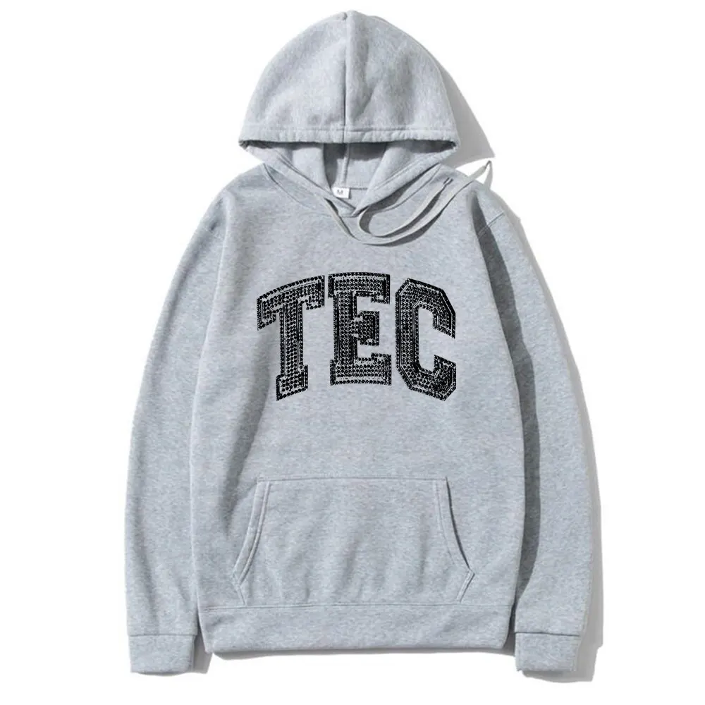ラッパー リル・テッカ TEC ロゴ グラフィック パーカー メンズ レディース 服 ヒップホップ ファッション ポップミュージック スウェットシャツ 男性 オーバーサイズ プルオーバー パーカー
