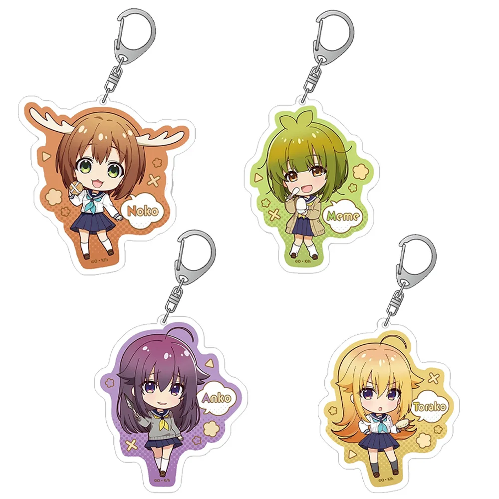 MyDeer Friend Nokotan Anime character Noko Shikanoko Torako Koshi Anko Koshi Meme Bashame cute Acrylic keychain Toy gift pendant