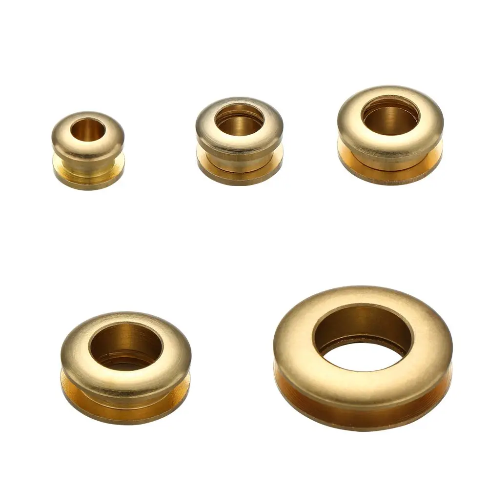 Durable Leather Accessories for Garment Eyelets Brass Grommets Washer