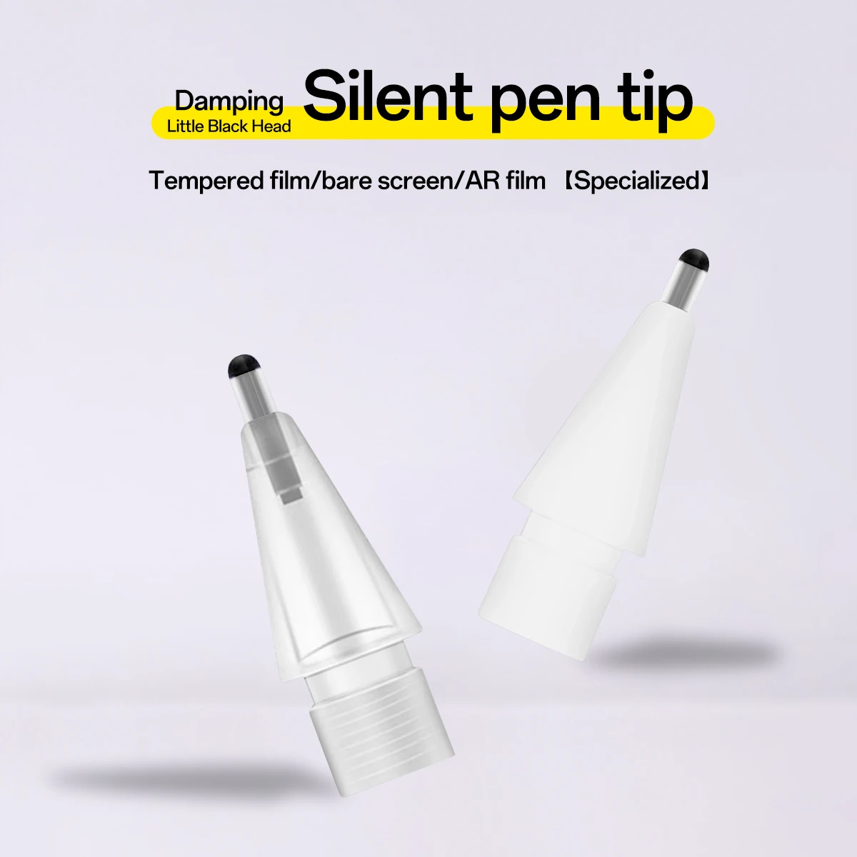 1PCS Silent Damping Tips for Apple Pencil, iPad Accessories, Quiet Nibs for Library Use