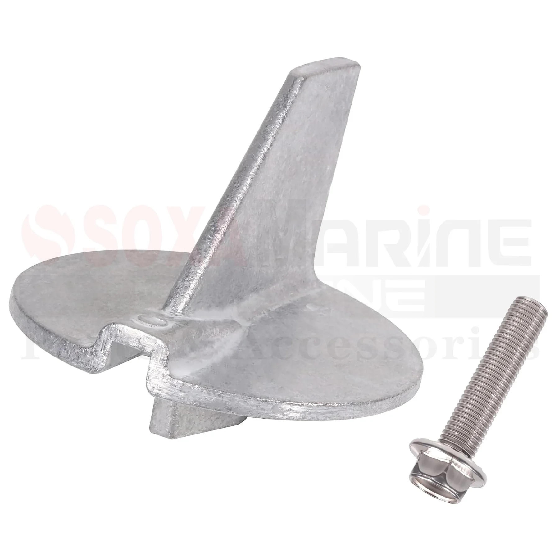 Boat Motor 6E5-45371-01 Tab Trim Anode for Yamaha 2/4-Stroke 115 To 225 HP Outboard Engines Replacement Models 6E5-45371