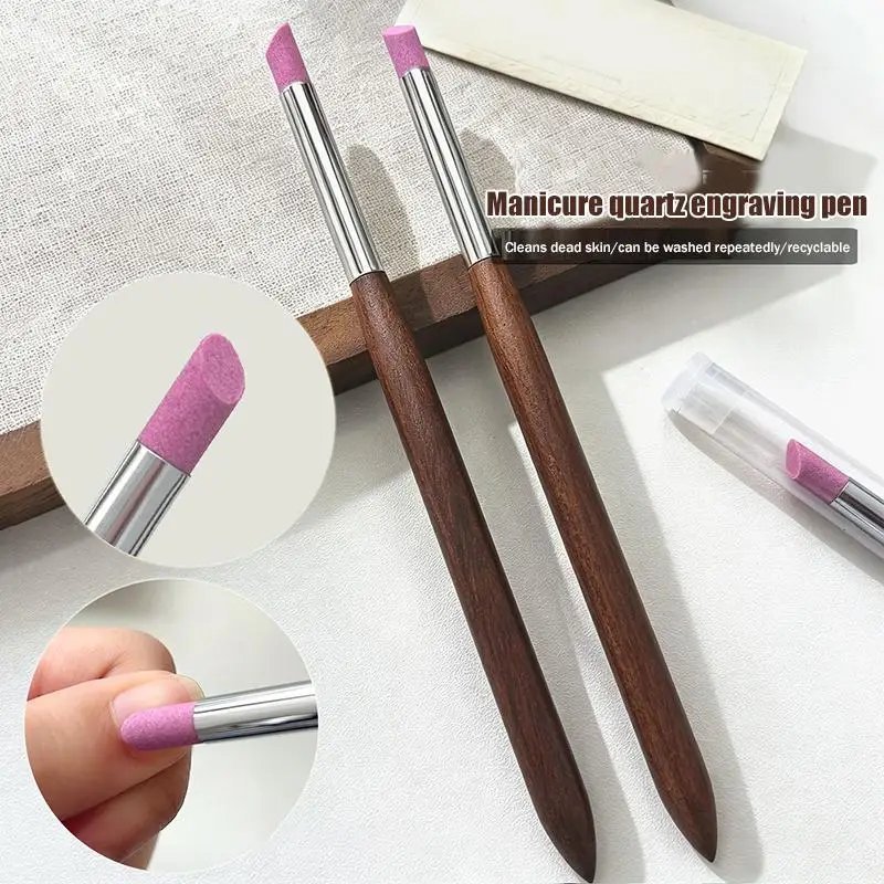 Nail Art Quartz Grinding Pen for Quick and Easy Cuticle and Dead Skin Removal Versatile Manicure Tool