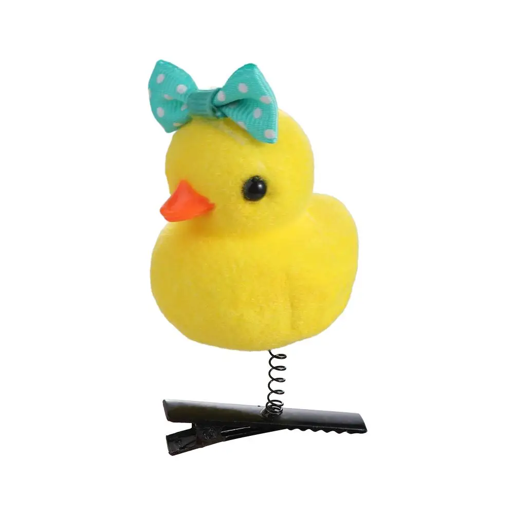 Personality Flower Duck Hair Clips Bowknot Cap Chicken Side Barrettes Animal Funny Cartoon Duckbill Clips Party