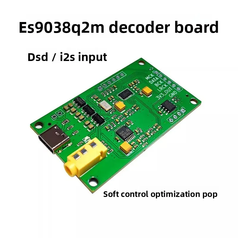ES9038Q2M I2S DSD Digital Audio Input DAC Decoder Board Development Board Demo Module