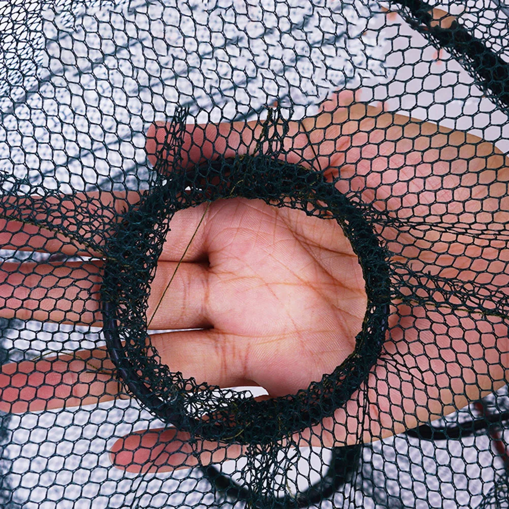 

4pcs Portable Catcher Fishing Net Foldable Mesh Trap for Crabs Lobsters Shrimps Crawfish Cage Basket Cast Trap Supplies