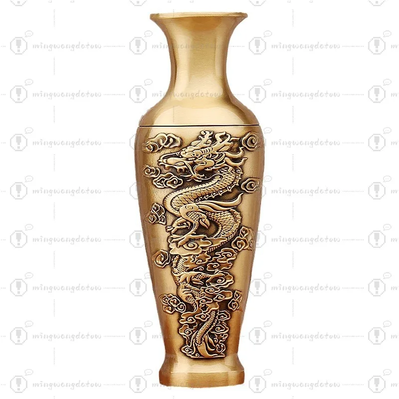 Longfeng Chengxiang vase home living room TV cabinet store decoration gifts a pair of vases handicraft ornaments, gifts