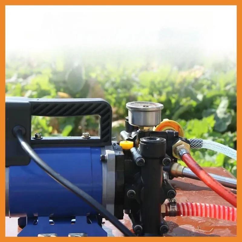 High Pressure Electric Water Pump Double Cylinder Piston 12V 24V 48V 60V 220V for Agricultural Irrigation Spraying System