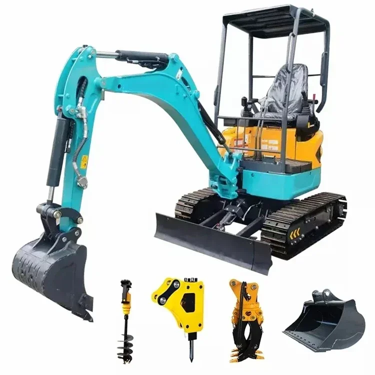 EPA/EURO 5 Mini Excavator 1ton 2t 3.5Ton Used Mini Digger Excavator Home Farm Garden Use Cabin Bagger for Sale