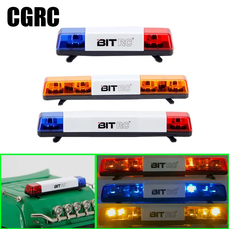 

BITRC LED Rotating Warning Light for 1/14 Tamiya RC Truck Trailer Tipper Scania 770S Actros 1/10 RC Crawler Car AXIAL SCX10 TRX4