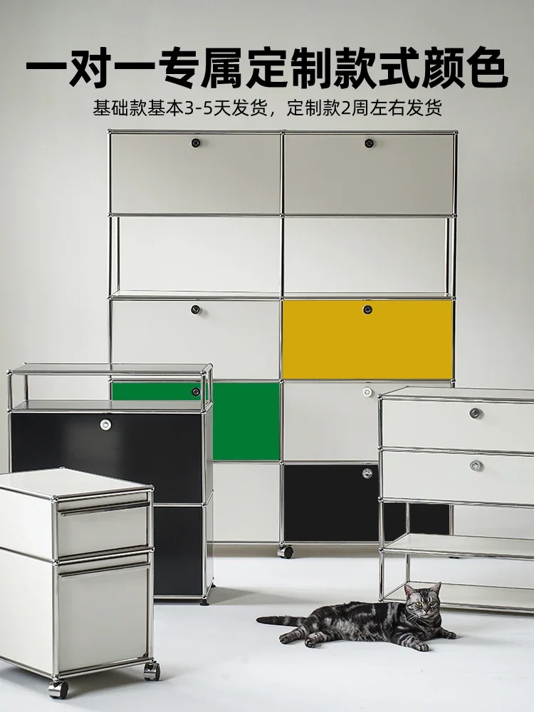 Sweeper Robot Cabinet Stainless Steel Narwal Stone Covos Living Room Movable Storage Cabinet