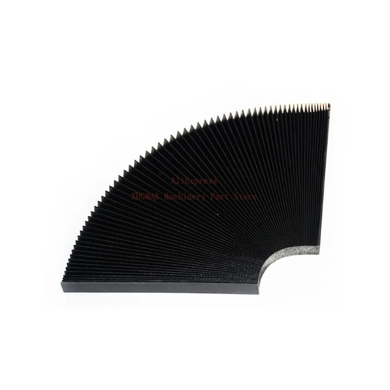 Customize Milling Machine Flexible Guard Dust Cloth Three-proof Cloth Protective Flat Accordion Bellows Cover 1.5M bellows