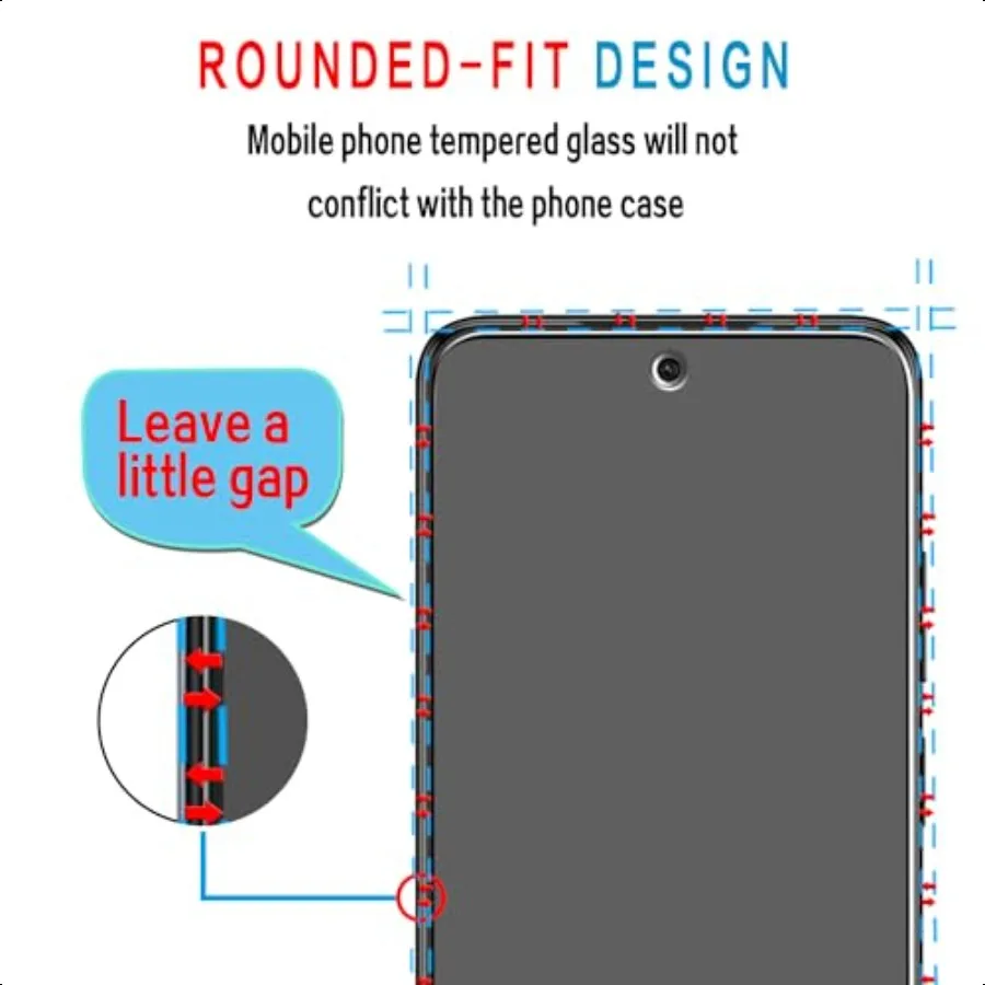 Slanku Confezione da 3 Vetro Temperato per Moto G Stylus 5G 2024 Protezione Dello Schermo Sensibilità Tattile Resistente ai Graffi Custodia Senza Bolle Fr