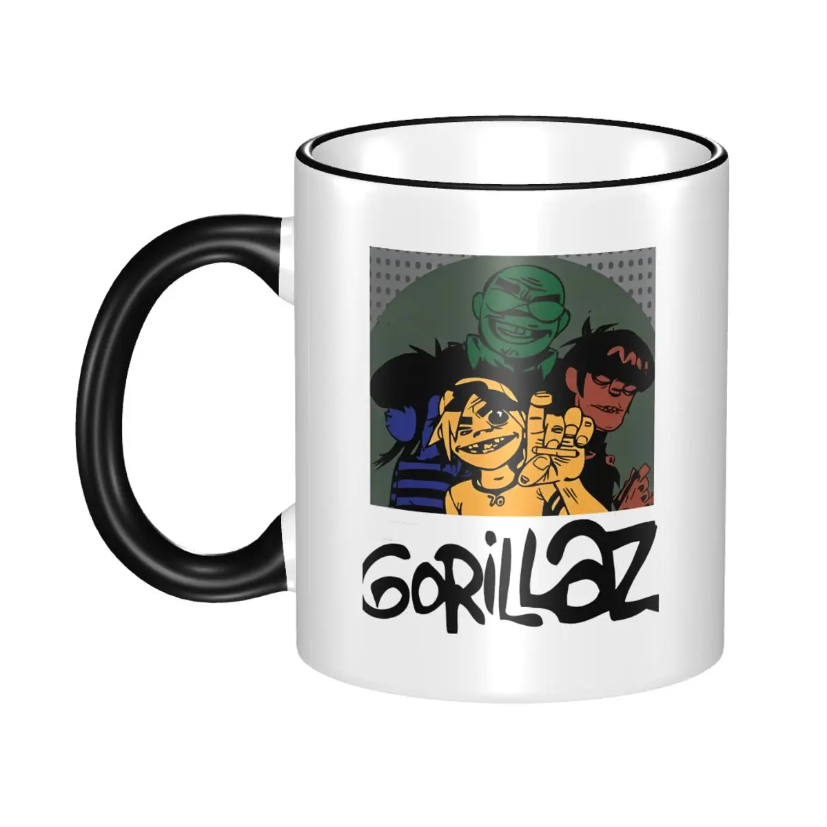 

Gorillazs Punk Music Coffee Mugs Funny Cup For Bedroom
