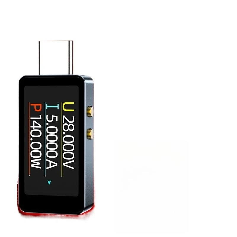 For USB Voltage Ammeter Tester PD3.1 Digital Display 28VType-c Meter Power Meter WITRN Straight-through CC Meter Color Screen