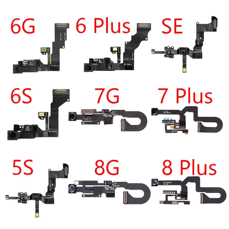 Small Front Camera For iPhone 6 6s 7 8 Plus 5S SE 2020 Proximity Sensor Face Front Camera Flex Cable Phone Repair Parts