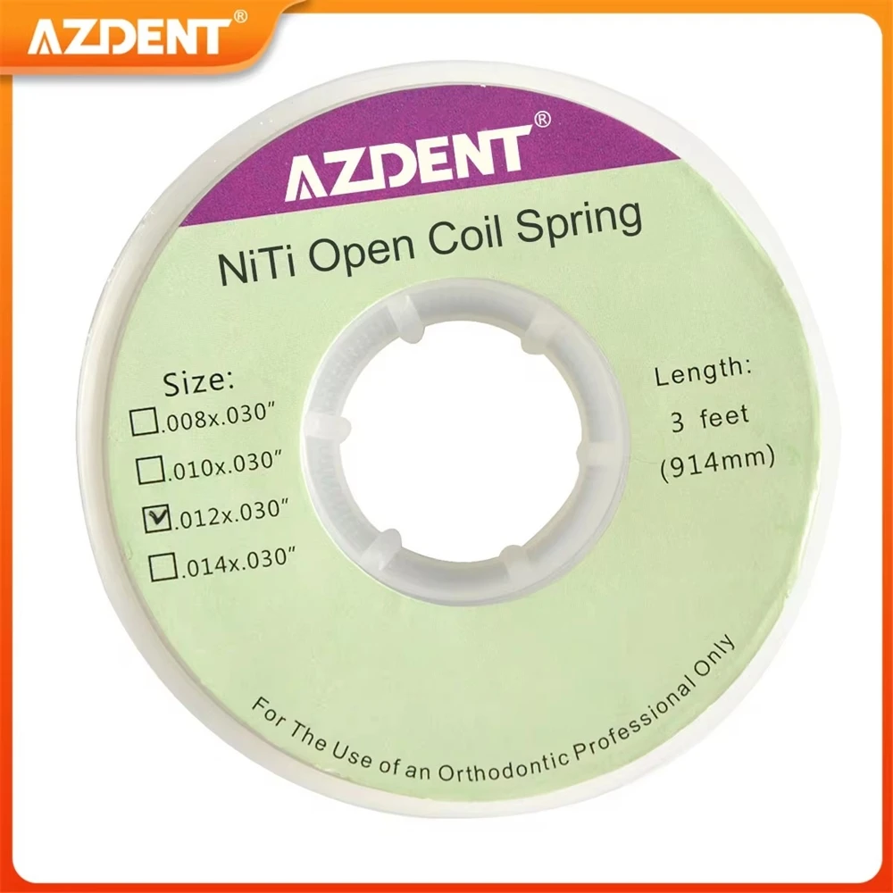 

1PC/Roll AZDENT Dental Orthodontic Niti Open Coil Springs Size 010/012 Length 914mm 3 Feet Dentistry Tools