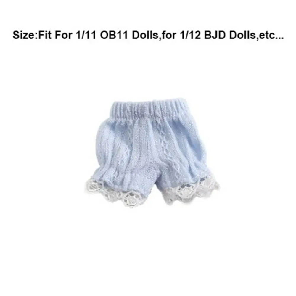 Fashion Dolls Cotton Shorts 5 Colors Casual Wears Lantern Pants DIY Handmake for 1/11 OB11 Dolls for 1/12 BJD Dolls