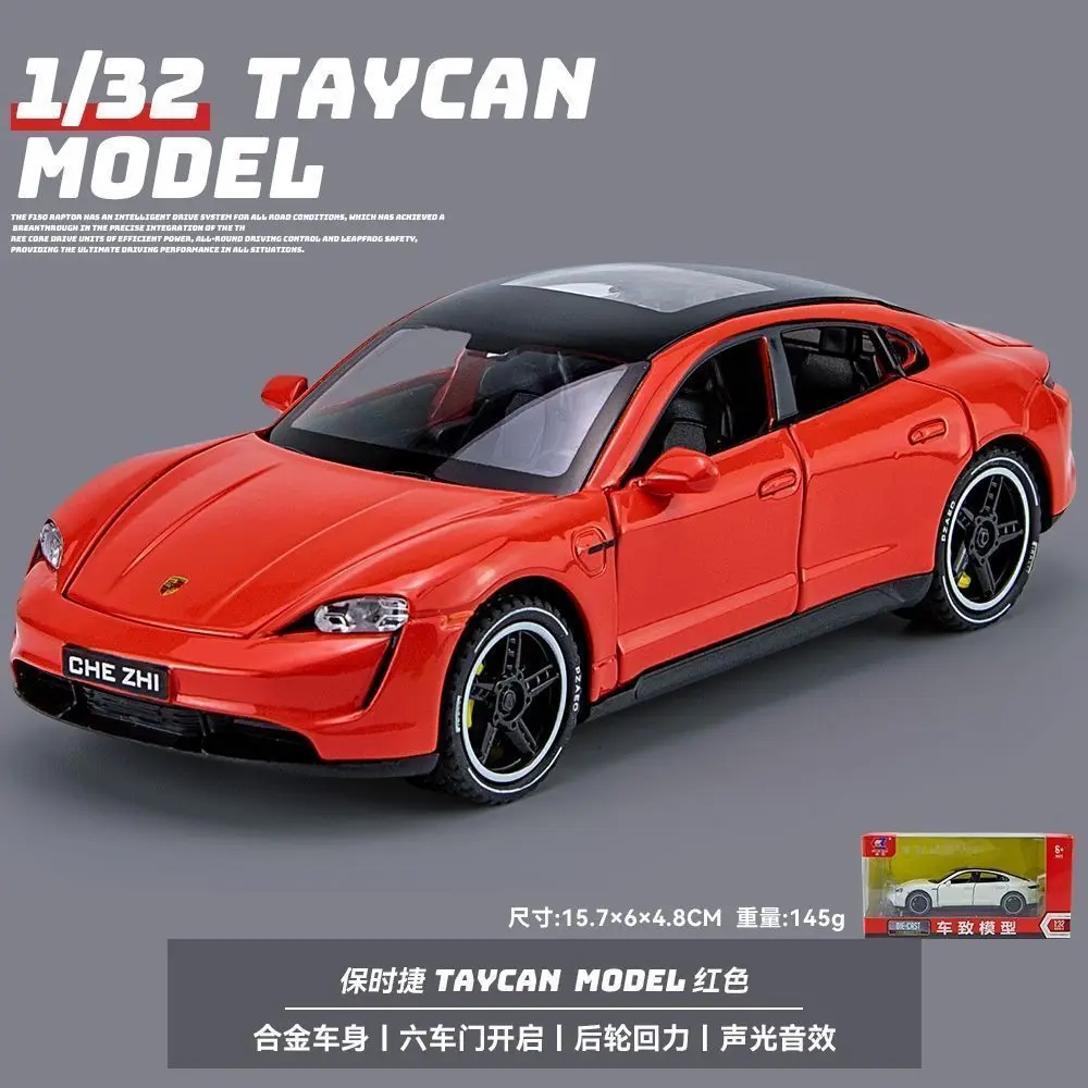 Modello di auto in lega in scala 1:32 Realistico Porsche Panamera Auto giocattolo Display Pezzo Piccola auto per regalo di compleanno per ragazzi
